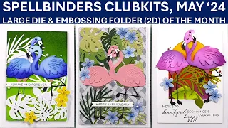 Spellbinders Clubkits May 2024 - Large Die & Embossing Folder (2D) of the Month | Die Cutting