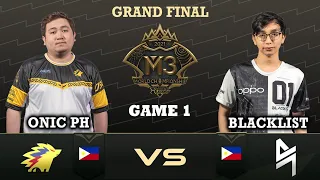 BLACKLIST vs ONIC PH Game 1 | M3 Grand Final - BO7