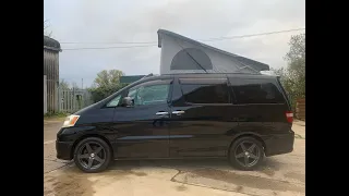 BW54ZCE - Toyota Alphard Campervan - Funky Ram Weekender - Available NOW