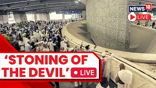 Hajj Live 2023 Today | Hajj Pilgrims Take Part In ‘Stoning Of The Devil’ Ritual | Mecca Madina Live