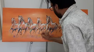 most demanding seven horse painting tutorial