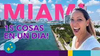 QUÉ HACER en MIAMI en UN DÍA! Lugares que debes conocer! 🤩