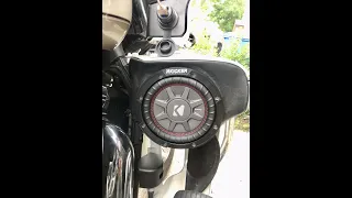 breaking in the subs in the custom lowers on my 2012 Kawasaki Voyager