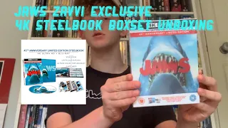 Jaws Zavvi Exclusive 4k Steelbook Boxset Unboxing