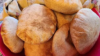 Питы на цельнозерновой муке(whole wheat flour)