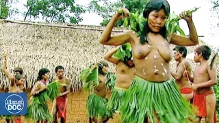 Indigenous women dancing