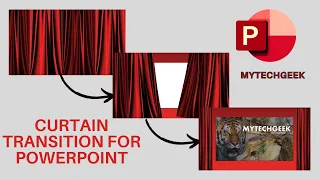 How to create Professional PowerPoint Slide -  Curtains Transition | Theatre Drape Effect