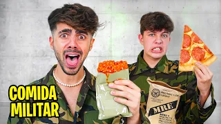 PROBANDO COMIDA MILITAR! *es horrible*