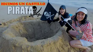 CONSTRUIMOS UN CASTILLO DE ARENA PIRATA | AnaNana TOYS