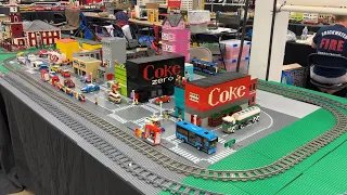 LEGO City And Train Layout By WAMALTC - BrickFair VA 2023