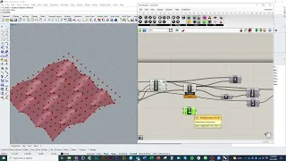Create a Complex 3D Surface based on attractor curves in Rhino Grasshopper