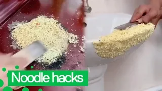 Genius Hacker Fixes Household Items using Instant Noodles