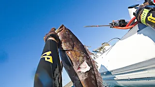 Finally A Large One!😮Spearfishing Antiparos-Schinoussa Islands