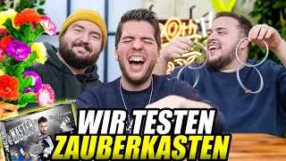 Youtuber TESTEN einen ZAUBERKASTEN (extem witzig)