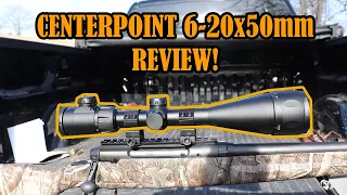 Centerpoint 6-20x50mm Review! (WALMART SCOPE!)
