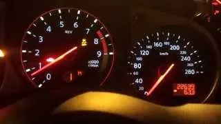 Nissan 370z acceleration 0-200 km/h