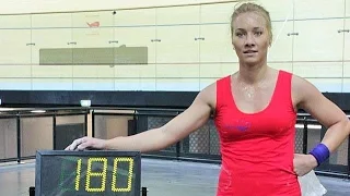 Aleksandra Vasilieva - 24 kg kettlebell snatch 180 reps in 10 minutes
