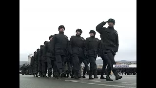 Бойцы краевой вневедомственной охраны провели юбилейный смотр войск