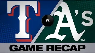 Hot hitting leads the A's to a 12-3 win | Rangers-A's Game Highlights 9/21/19