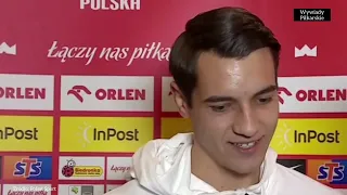 Jakub Kiwior wywiad przed meczem Polska - Łotwa