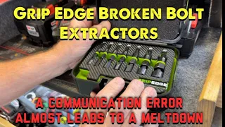 New Grip Edge Extractors, Old Vintage Tools and a Communication Breakdown
