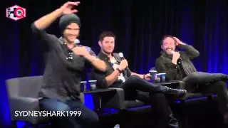 Mark Sheppard's laughter 😂😂