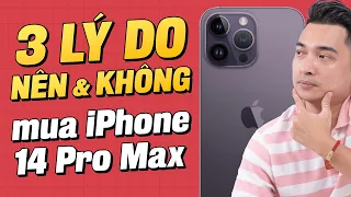 3 lý do NÊN và KHÔNG NÊN mua iPhone 14 Pro Max ở thời điểm này !!!