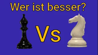 Schach Anfänger lernen Endspiele - Guter Springer gegen schlechten Läufer- mit 3 einfache Beispiele