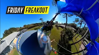 Friday Freakout: Hard Landing, Skydiver Clips Tree to Avoid Hitting Fence