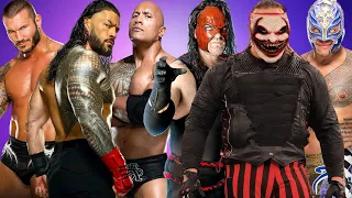 WWE 2K23 Roman Reigns Rock & Randy Orton Vs Mask Superstars