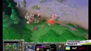 2007 Grand Final third day WarCraft III Math: HoT vs Moon; R1