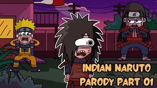 Indian Naruto parody part 01 || Funny Parody || Funny animation || Madara vs hashirama || #funny