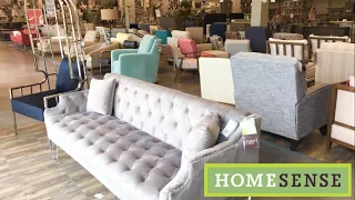 HOME SENSE FURNITURE SOFAS COUCHES ARMCHAIRS CONSOLES TABLES SHOP WITH ME SHOPPING STORE WALKTHROUGH