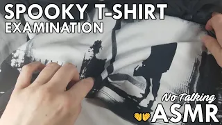 Scratchy T-Shirt Inspection & Seam Tracing - ASMR - No Talking