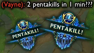 2 PENTAKILLS IN 1 MINUTE