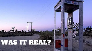 MOJAVE PHONE BOOTH - A Meeting place in the DESERT!