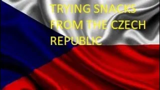 American tries snacks from The Czech Republic!!