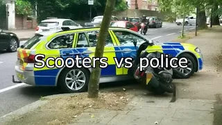 Scooters VS Police Chase Getaway