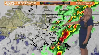 New Orleans weather: Few showers on Sunday, stronger storms overnight