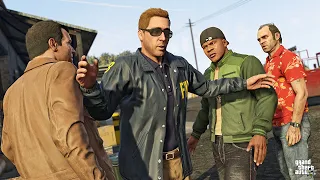 GTA 5 - Mission #24 - Three's Company [100% Gold Medal Walkthrough]