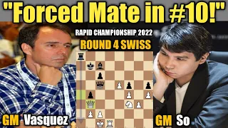 Rodrigo Schroeder Vasquez VS Wesley So | Chess.com Rapid Championship 2022 | Round 4 Swiss (Week 25)