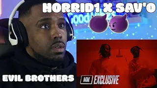 Horrid1 x Sav’O - Evil Brothers (Music Video) Reaction 🍿 @HoodieQReacts