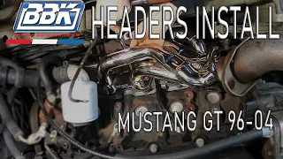 Mustang GT BBK Shorty Headers Install (96-04)