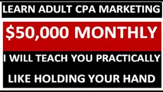 MAKE $50,000 MONTHLY WITH ADULT CPA MARKETING | HOW TO PROMOTE CRAKREVENUE OFFERS | DATING OFFERS