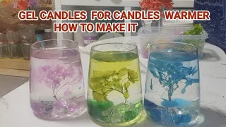 How To Make  Gel Candles   For Candles  Warmer  with  Unique  Design  Particular  Scent