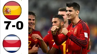 Spain vs Costa Rica 7- 0 ｜ 2022 FIFA World Cup ｜All Extended Highlight