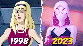 Evolution of Gwen Spider / Gwen Stacy in movies & Shows (1998-2023)