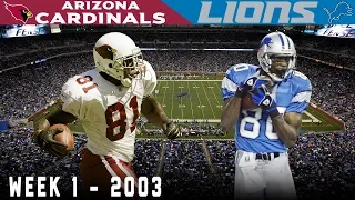 The GREATEST Wide Receiver Debut in NFL History! (Cardinals vs. Lions, 2003)