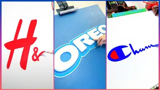 satisfying BRAND LOGO Art That Are At Another Level ▶️ 1