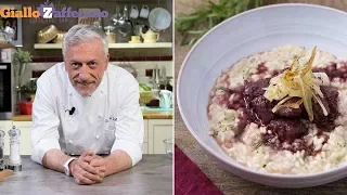 RISOTTO ALLA SALSICCIA E NEBBIOLO di Davide Scabin